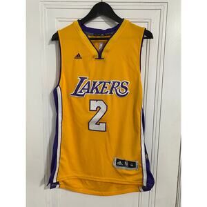 Lonzo Ball LA Lakers Adidas NBA Basketball Jersey Size M